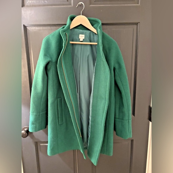 J. Crew Jackets & Blazers - J. Crew Green Trench Coat Size 2